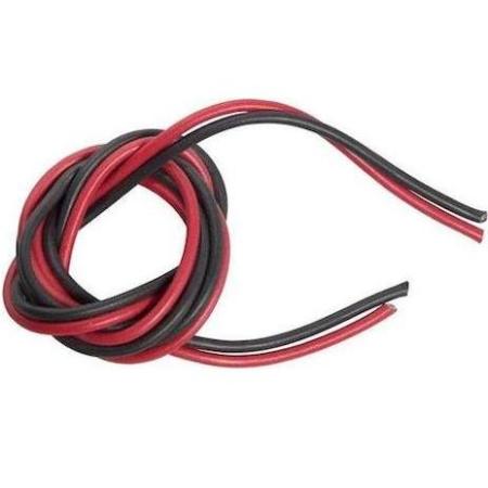 Muldental Cavo siliconico 1mm2 -  2m rosso + 2m nero - 55023